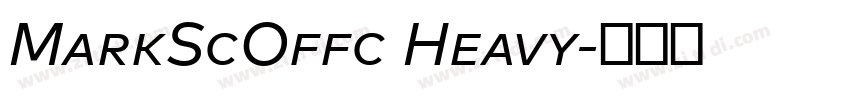 MarkScOffc Heavy字体转换